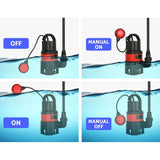 Darrahopens Home & Garden > Laundry & Cleaning Giantz 550W Water Pump Dirty Submersible Sump Swim Pool Flooding Pond Clean