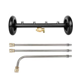 Darrahopens Home & Garden > Laundry & Cleaning High Pressure Water Spray Broom Car Chassis Undercarriage Cleaner Washer 4000PSI