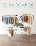 Darrahopens Home & Garden > Laundry & Cleaning SONGMICS Foldable 2-Level Clothes Airer