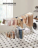 Darrahopens Home & Garden > Laundry & Cleaning SONGMICS Foldable 2-Level Clothes Airer