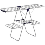 Darrahopens Home & Garden > Laundry & Cleaning SONGMICS Foldable 2-Level Clothes Airer