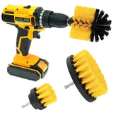 Darrahopens Home & Garden > Laundry & Cleaning Tooleiz Three-Piece Electric Drill Set Bathroom Carpet Sink Cleaning Brush Head Yellow
