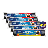 Darrahopens Home & Garden > Laundry & Cleaning Xtra Kleen 240PCE 240L Garbage Bin Liners XXL Tear & Leak Proof 113 x 147cm