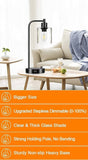 Darrahopens Home & Garden > Lighting 2x Pack Industrial Table Lamp with 2 USB Port for Bedside Nightstand Desk and Living Room Office (Bulb not Included)