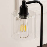 Darrahopens Home & Garden > Lighting 2x Pack Industrial Table Lamp with 2 USB Port for Bedside Nightstand Desk and Living Room Office (Bulb not Included)