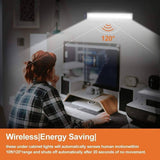 Darrahopens Home & Garden > Lighting 54 LED Rechargeable Under Cabinet Night Lighting for Kitchen and Bedroom (Sliver and White Light)
