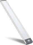 Darrahopens Home & Garden > Lighting 54 LED Rechargeable Under Cabinet Night Lighting for Kitchen and Bedroom (Sliver and White Light)