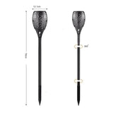 Darrahopens Home & Garden > Lighting 96 LED Bulbs Torch Solar Garden Outdoor Flame Dancing Flickering Light Auto Lamp