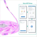 darrahopens Home & Garden > Lighting activiva 5m IP65 Smart RGB & Warm White LED Strip Lights
