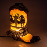 darrahopens Home & Garden > Lighting Cowboy Boot Table Lamp
