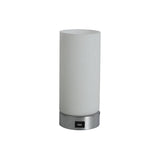 Darrahopens Home & Garden > Lighting Julie Cylinder Touch Lamp with USB Port