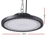 darrahopens Home & Garden > Lighting Leier LED High Bay Lights Light 150W Industrial Workshop Warehouse Gym BK