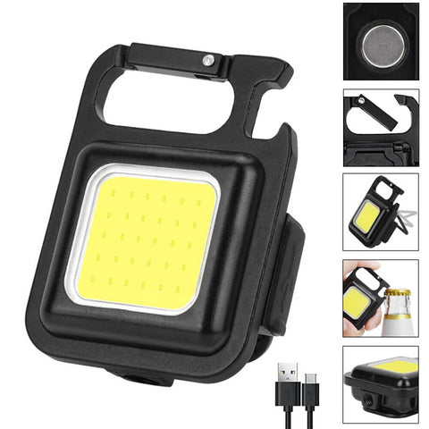 Darrahopens Home & Garden > Lighting Mini Waterproof Rechargeable LED Light USB Flashlight-Lamp Torch Pocket Keychain