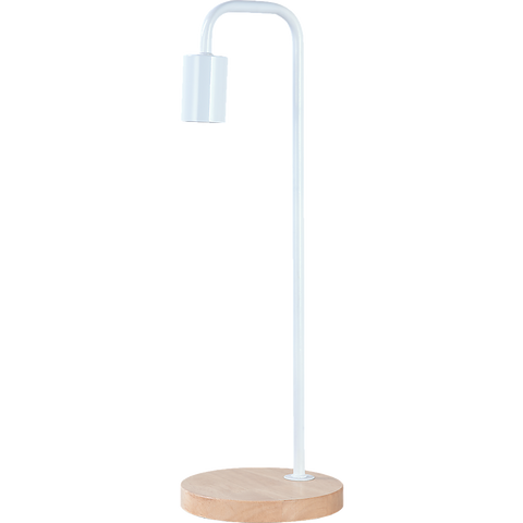 darrahopens Home & Garden > Lighting Modern Table lamp Desk Light Timber Base Bedside Bedroom White