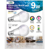 darrahopens Home & Garden > Lighting MV SMART BULB 9W B22 TWIN PACK  (apple app only )