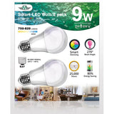 darrahopens Home & Garden > Lighting MV SMART BULB 9W E27 TWIN PACK  (apple app only )