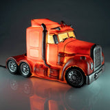 darrahopens Home & Garden > Lighting Red Metal Look Truck Table Lamp