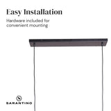 Darrahopens Home & Garden > Lighting Sarantino 3-Light Hanging Pendant Lamp