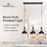 Darrahopens Home & Garden > Lighting Sarantino 3-Light Hanging Pendant Lamp
