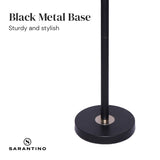 Darrahopens Home & Garden > Lighting Sarantino Black/Brass Finish Reading Light  Electric Table Lamp