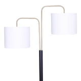 Darrahopens Home & Garden > Lighting Sarantino Black/Brass Finish Reading Light  Electric Table Lamp