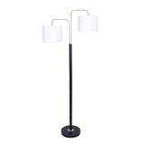 Darrahopens Home & Garden > Lighting Sarantino Black/Brass Finish Reading Light  Electric Table Lamp
