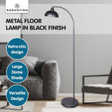 Darrahopens Home & Garden > Lighting Sarantino Dark Grey Floor Lamp Industrial Chic Adjustable Angle