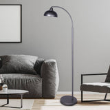 Darrahopens Home & Garden > Lighting Sarantino Dark Grey Floor Lamp Industrial Chic Adjustable Angle