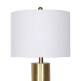 Darrahopens Home & Garden > Lighting Sarantino Metal and Marble Table Lamp in Black