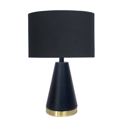 Darrahopens Home & Garden > Lighting Sarantino Metal Table Lamp in Black and Gold