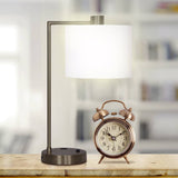 Darrahopens Home & Garden > Lighting Sarantino Metal Task Lamp with USB Charging Port Bronze Finish
