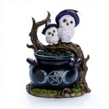 Darrahopens Home & Garden > Lighting Snowy Owl Cauldron LED Light
