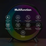 Darrahopens Home & Garden > Lighting VOCTUS 5 in 1 Bedside Table Lamp with 15W Quick Wireless Charger (Black) VT-WC -102-NH