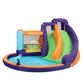 Darrahopens Home & Garden > Pool & Accessories AirMyFun Inflatable Water Slide Kids Jumping Castle Splash Outdoor Double Slide