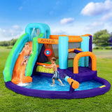 Darrahopens Home & Garden > Pool & Accessories AirMyFun Inflatable Water Slide Kids Jumping Castle Splash Toy Outdoor Park