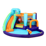Darrahopens Home & Garden > Pool & Accessories AirMyFun Inflatable Water Slide Kids Jumping Castle Splash Toy Outdoor Park