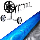 darrahopens Home & Garden > Pool & Accessories Aquabuddy 6.5x3m Pool Cover Rolloer Swimming Solar Blanket Covers Bubble Heater