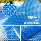 darrahopens Home & Garden > Pool & Accessories Aquabuddy 8M X 4.2M Solar Swimming Pool Cover 400 Micron Outdoor Bubble Blanket