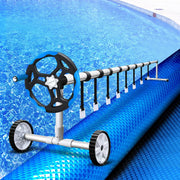 darrahopens Home & Garden > Pool & Accessories Aquabuddy 8x4.2m Pool Cover Roller Combo Solar Blanket Swimming Covers Bubble