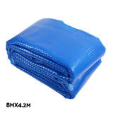 darrahopens Home & Garden > Pool & Accessories Aquabuddy 8x4.2m Pool Cover Roller Combo Solar Blanket Swimming Covers Bubble