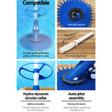darrahopens Home & Garden > Pool & Accessories Aquabuddy Swimming Automatic Pool Cleaner Floor Climb Wall Pool Vacuum 10M Hose