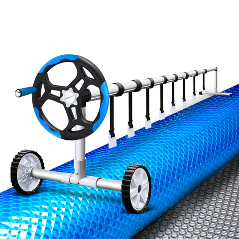 Darrahopens Home & Garden > Pool & Accessories Aquabuddy Swimming Pool Cover Roller 400 Micron Solar Blanket Outdoor 6.5M x 3M