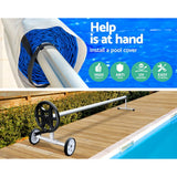 darrahopens Home & Garden > Pool & Accessories Aquabuddy Swimming Pool Cover Roller Reel Adjustable Solar Thermal Blanket