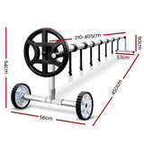 darrahopens Home & Garden > Pool & Accessories Aquabuddy Swimming Pool Cover Roller Reel Adjustable Solar Thermal Blanket
