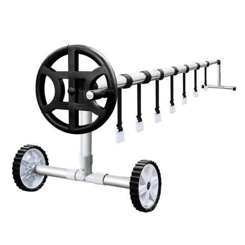 darrahopens Home & Garden > Pool & Accessories Aquabuddy Swimming Pool Cover Roller Reel Adjustable Solar Thermal Blanket