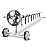 darrahopens Home & Garden > Pool & Accessories Aquabuddy Swimming Pool Cover Roller Reel Adjustable Solar Thermal Blanket