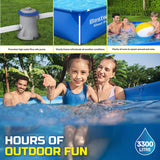 Darrahopens Home & Garden > Pool & Accessories Bestway 3m x 2.1m Above Ground Pool High Gauge PVC Construction 3300 Litre