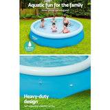 darrahopens Home & Garden > Pool & Accessories Bestway Above Ground Swimming Pool 305x76cm Fast Set Pool Family