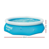 darrahopens Home & Garden > Pool & Accessories Bestway Above Ground Swimming Pool 305x76cm Fast Set Pool Family