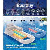 darrahopens Home & Garden > Pool & Accessories Bestway Durable Inflatable Sun Lounger Pool Air-Bed Seat/Chair Lilo Float Toy
